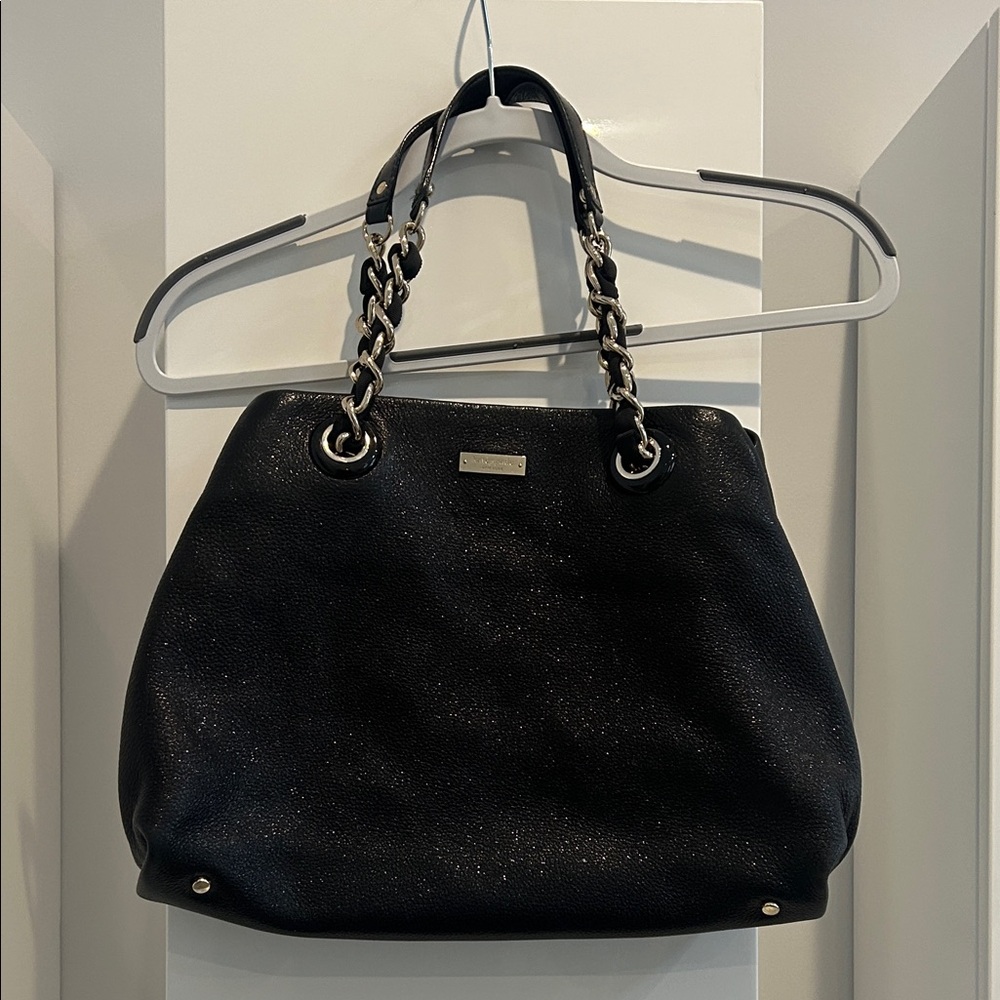Kate Spade Black Sparkle Shoulder Bag